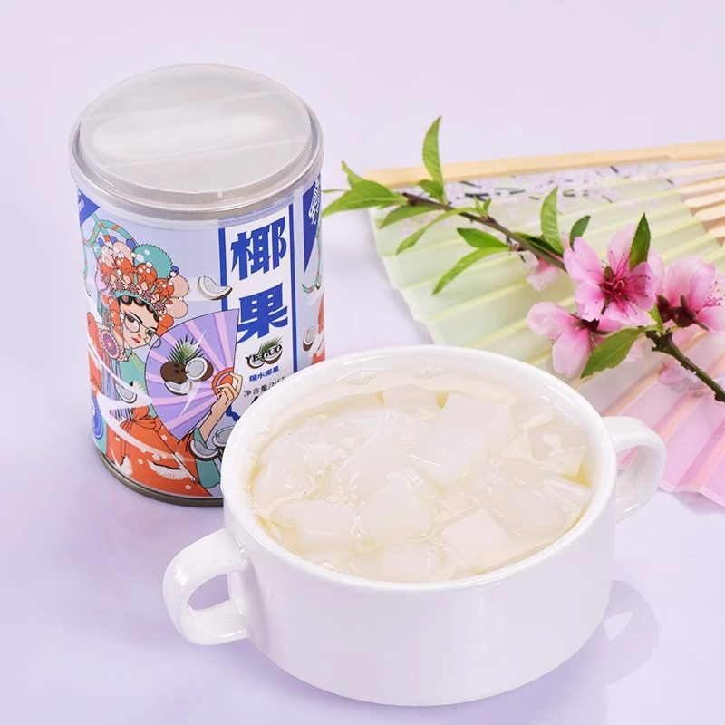 糖水椰果罐头425g12罐整箱包邮新鲜餐饮水果罐头椰果奶茶冷饮零食