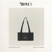 GROVE 现货 EDGE韩国小众甜美系蕾丝花边单肩包手提包托特包