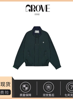 【现货】GROVE EDGE两面穿复古夹克外套女秋季工装宽松休闲上衣