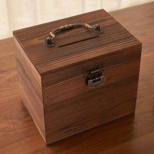 带锁的小箱子防盗存钱罐2025新款可存可取儿童男孩储钱箱储蓄罐高