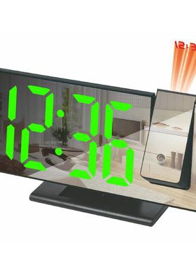 现货学生LE投影闹钟3618LP多功能智感钟光时数字镜面3618DLP时能