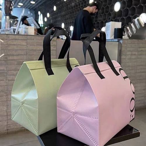 超强保温袋定制加厚铝箔外卖保温袋奶茶咖啡烘焙糕烧烤餐饮热饮甜