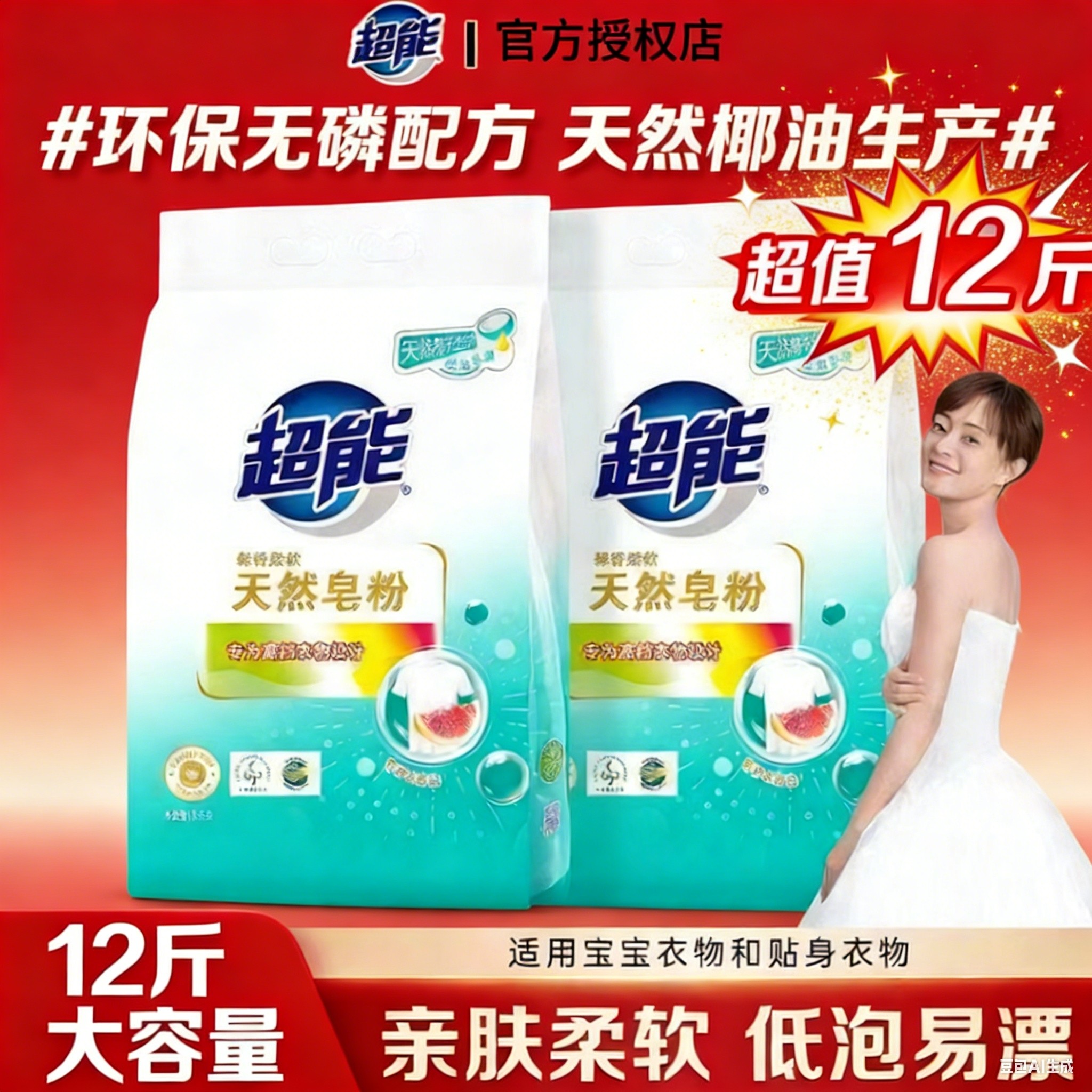 超能天然皂粉洗衣粉批发持久留香强力去污家用实惠高档衣物易漂洗,洗护清洁剂/卫生巾/纸/香薰,洗衣粉/爆炸盐/活氧泡洗粉,淘宝优惠券,粉丝福利购,淘宝优惠卷