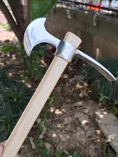 闰地儿一体两用镐斧不锈钢钓鱼多用锄种花种菜锄头刨土园林工具