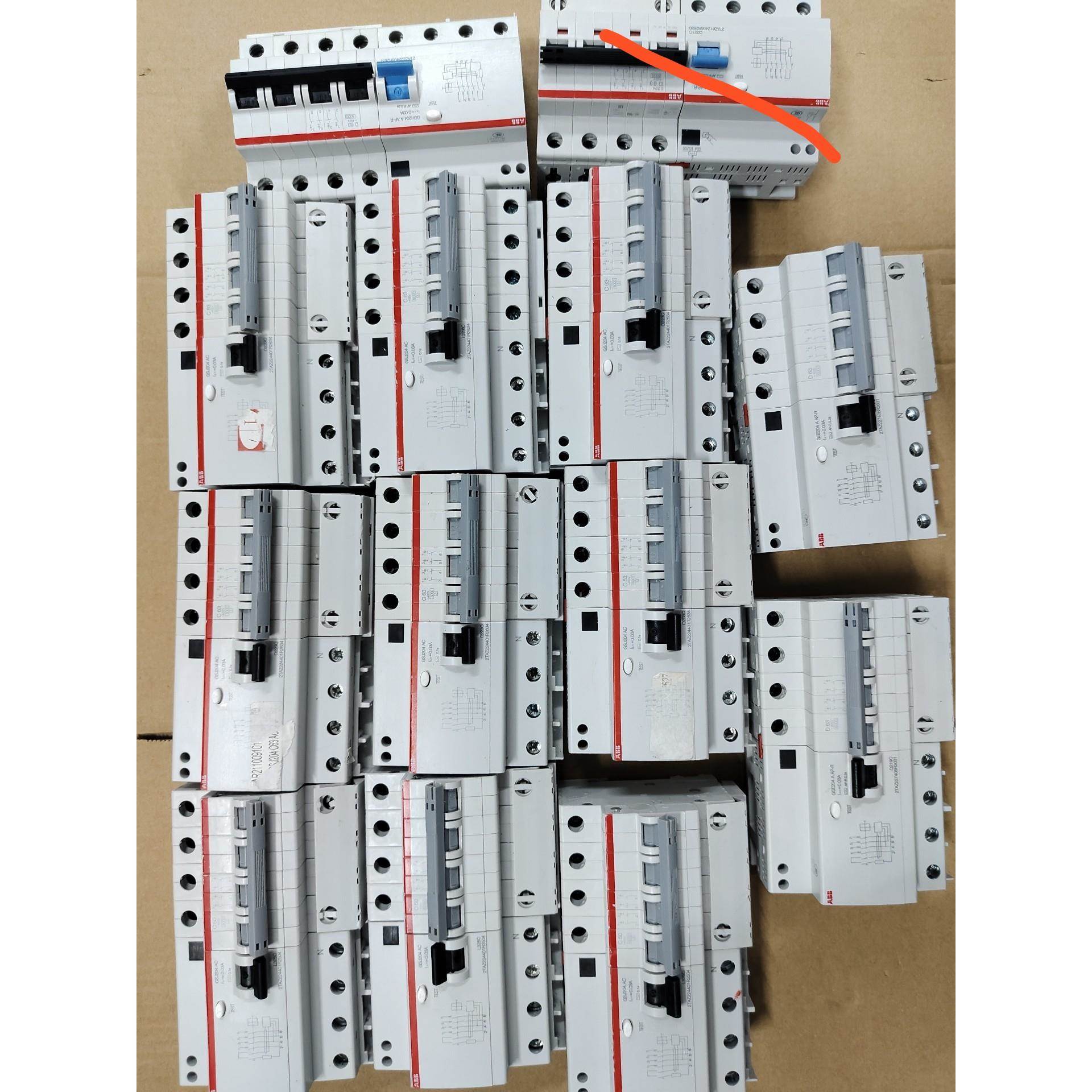 议价ABB-4P 50A63A断路器4P带漏电保护器 C型D