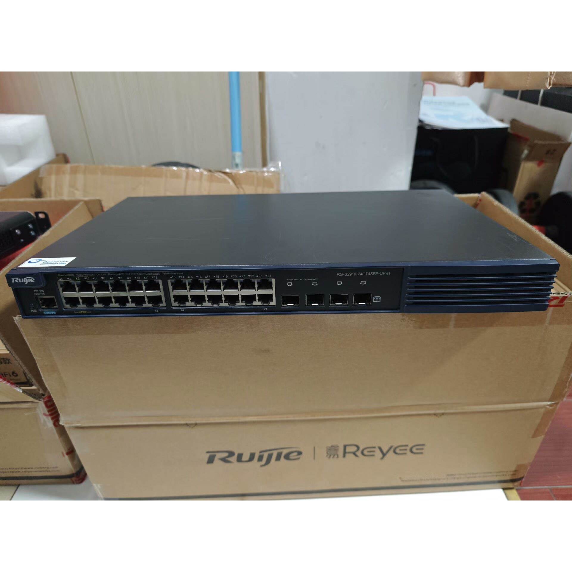 议价锐捷RG-S2910-24GT4SFP-UP-H 交换机24