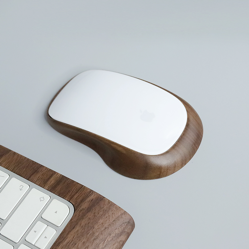 适用于apple苹果妙控鼠标键盘优化底座Magic Mouse增高垫实木掌托