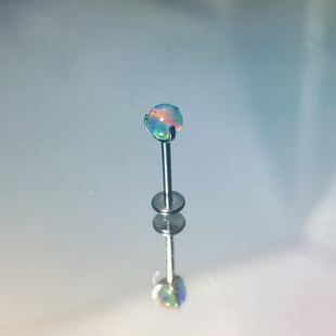 YAMHEK极光澳宝钛合金耳钉女ins甜酷辣妹风格 耳钉唇钉