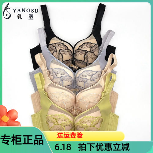 六月玫瑰氧塑文胸8402中薄BC杯聚拢上托收副乳软钢圈调整型内衣