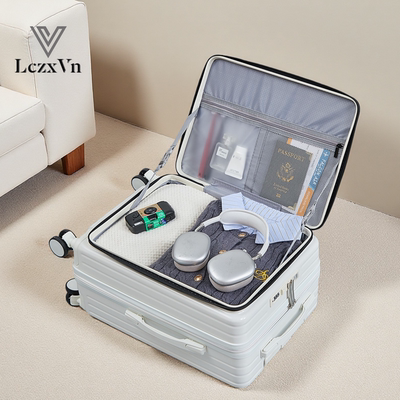 侧开盖行李箱2025新款登机箱男女