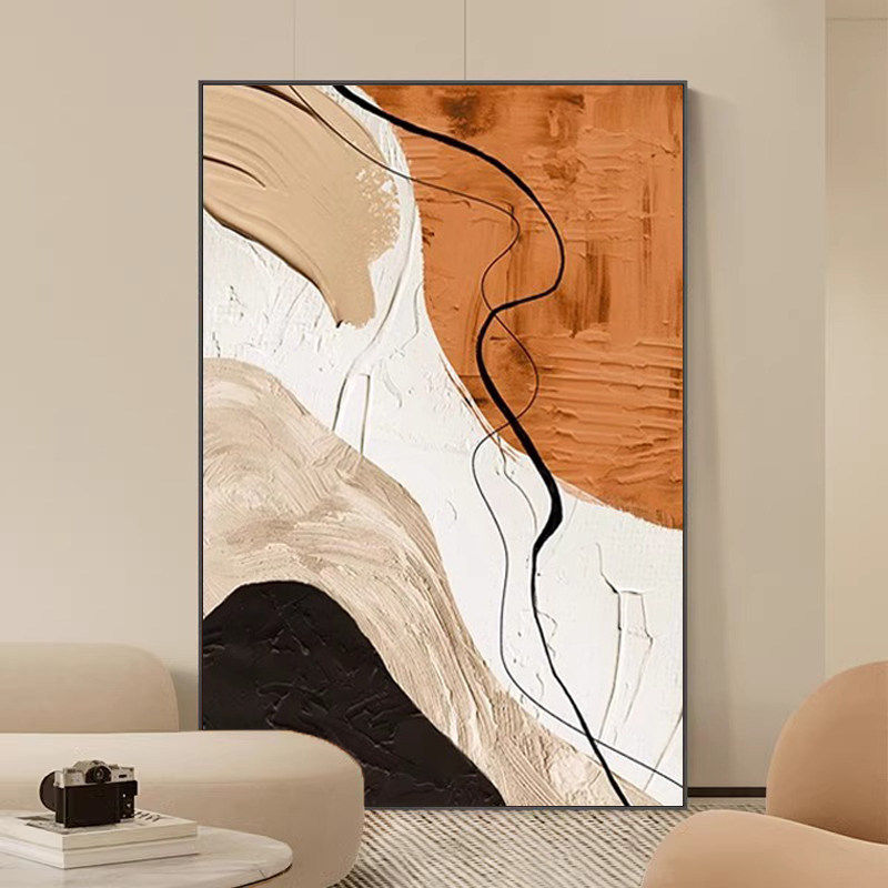 现代简约客厅喷绘装饰画意大利抽象落地画走廊玄关沙发背景墙挂画,家居饰品,现代装饰画,淘宝优惠券,粉丝福利购,淘宝优惠卷