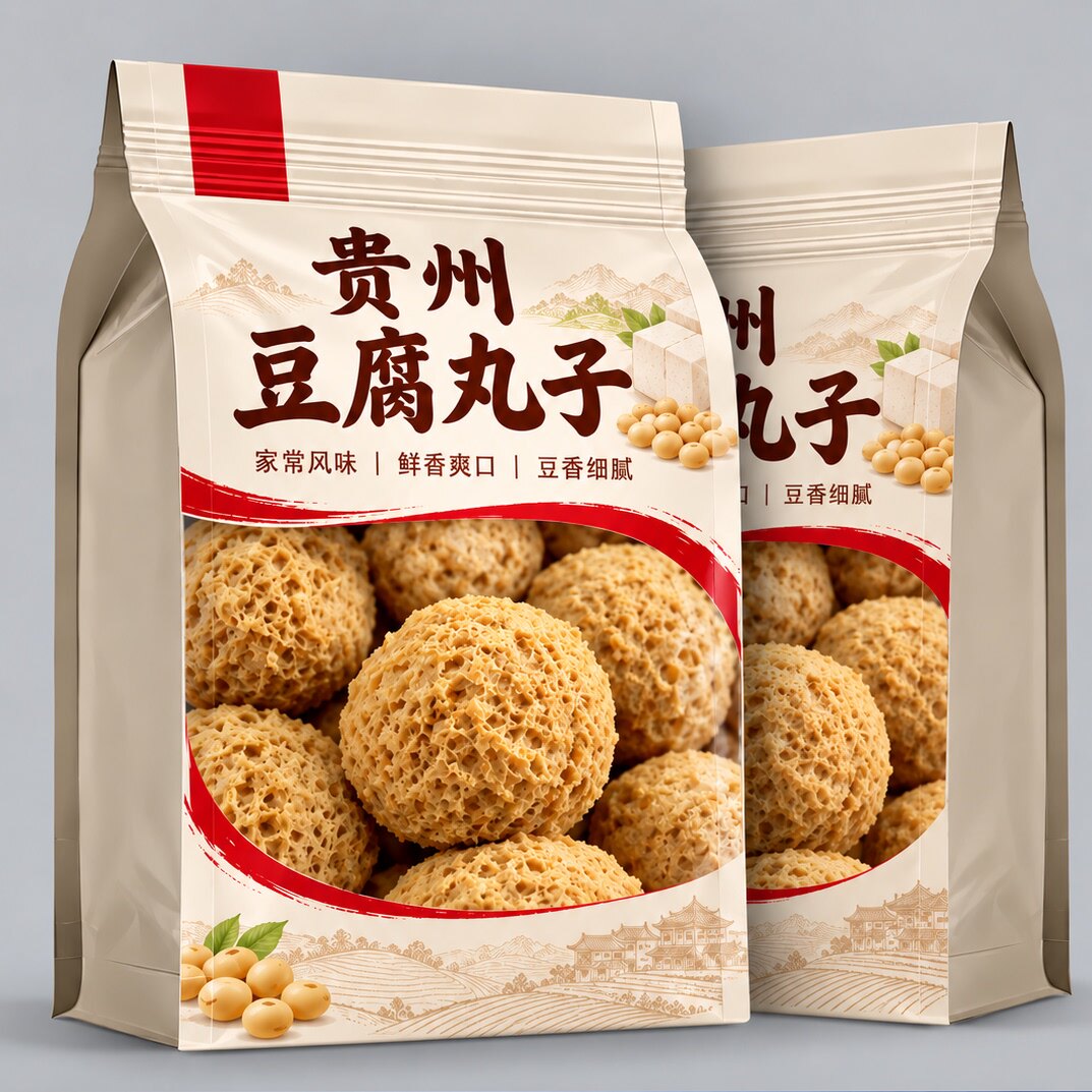 正宗贵州特产纯手工豆腐圆子炸丸子豆腐火锅贵阳名小吃官方旗舰店