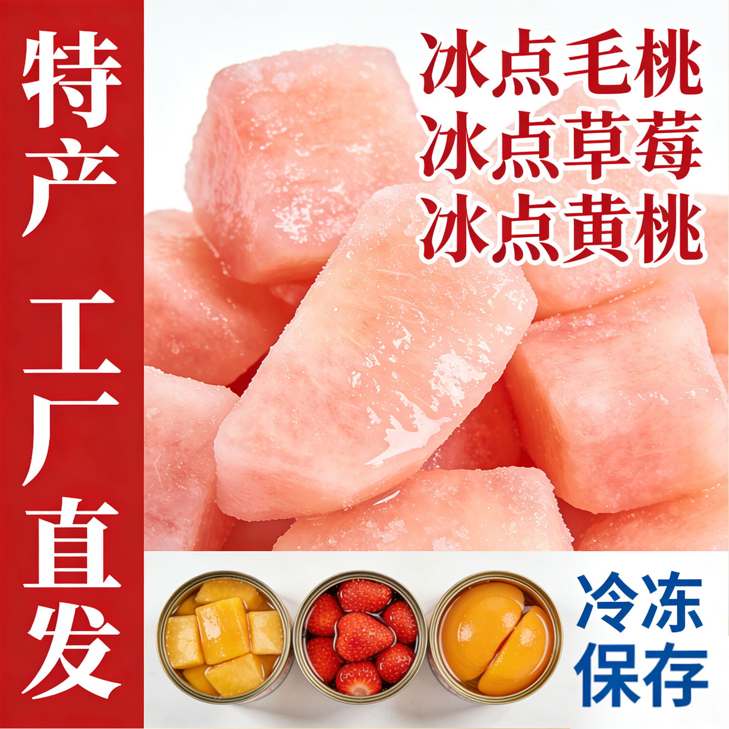 央妈推荐新鲜水果冰点黄桃罐无添正品整箱加剂丹东特产大毛桃罐头