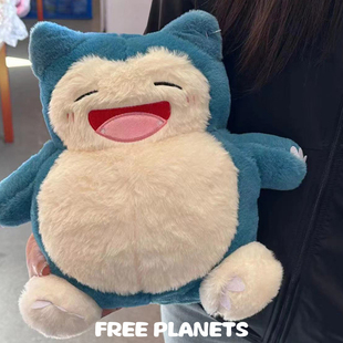 卡比兽玩偶睡觉抱枕神奇宝贝公仔精灵毛绒玩具儿童娃娃男女生礼物