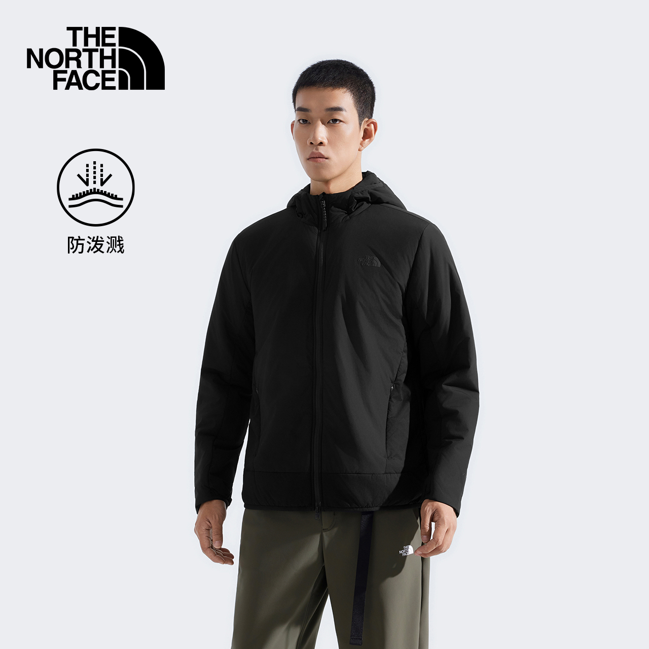北面男冬季保暖棉服户外防泼水