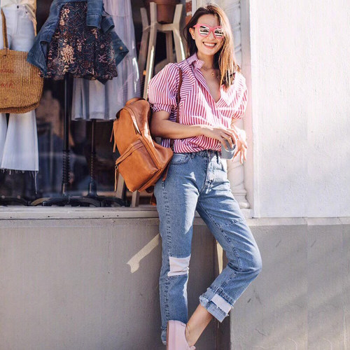 美国Madewell the lorimer backpack真皮双肩背包笔记本书包男女