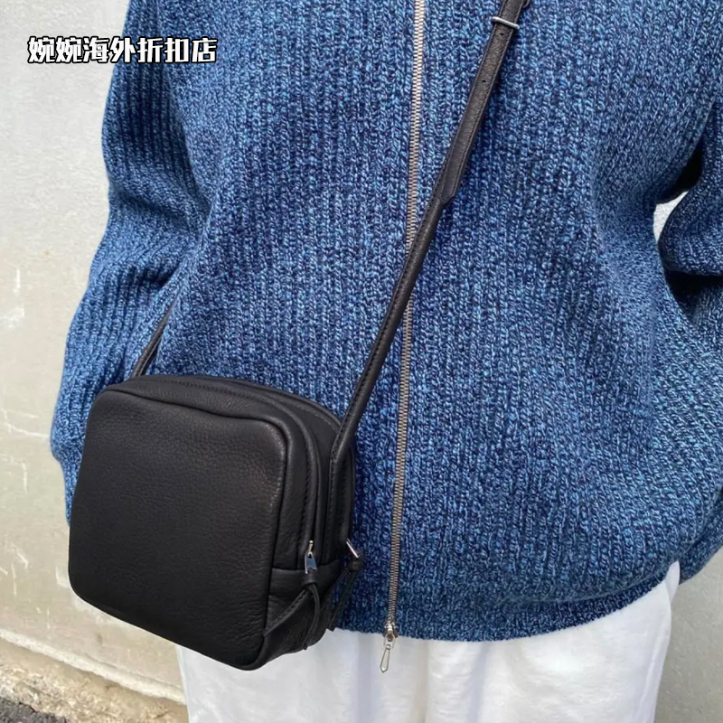 【国现】Aeta鹿皮小方包波士顿包单肩斜跨女包小号休闲包 DA108