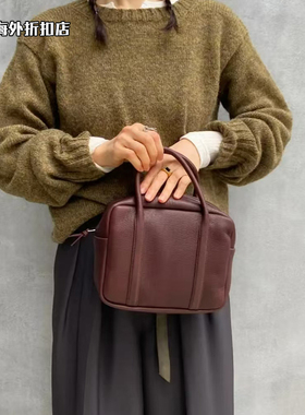 【代购】正品代购aeta小方包波士顿女包手提包鹿皮休闲时尚复古包