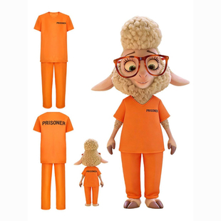 疯狂动物城2 cos服羊副市长囚服cosplay动漫游戏服二次元全套套装