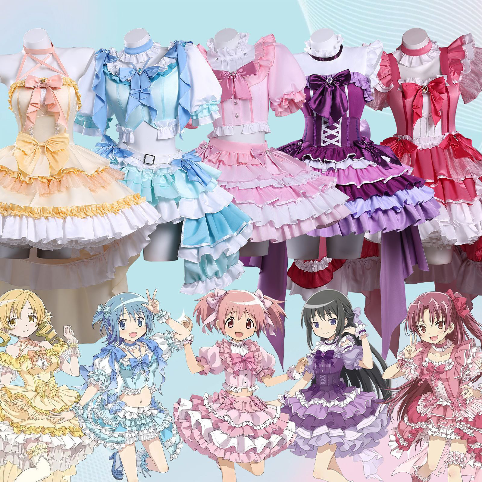 魔法少女小圆cos服晓美焰 鹿目圆Magia打歌服cosplay二次元动漫装