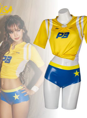 2026世界杯Lisa cos服Goals 打歌服FIFA cosplay啦啦队服全套短库