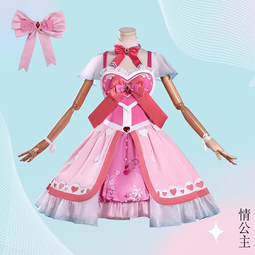 精灵梦叶罗丽cos情公主圣级仙子艾珍礼服cosplay动漫便装连衣裙女