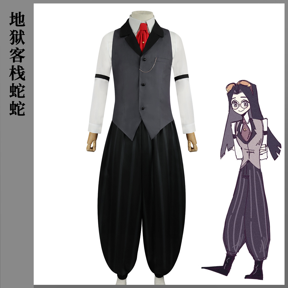 地狱客栈蛇蛇cos服潘修斯爵士同款动漫服二次元cosplay万圣节套装