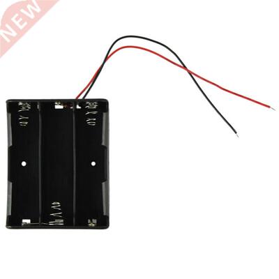 Battery Storage Case Box Holder For 3 x 18650 Black With 3 s