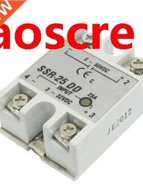 10 pcs SSR-25DD Single-Phase Solid State Relay 25A/110V DC