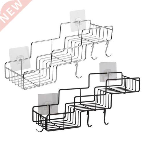 3 Stepped Shower Basket Shelf Bathroom Storage Rack For
