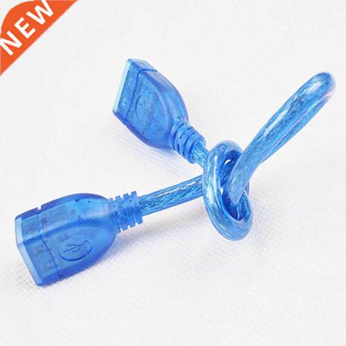Blue USB 2.0 Female to Female Plug Digital Data Extension Co