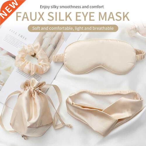 Silk Sleeping Mask For The Night Women Men Aduld Relax Soft