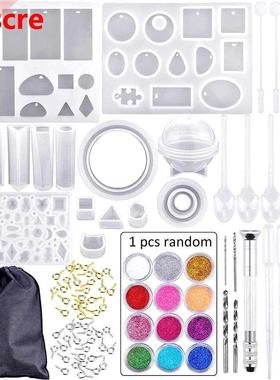 83pcs Silicone Jewelrys Making Molds Handcraft Casting Diamo