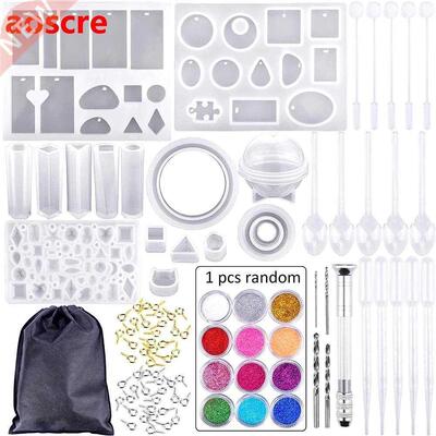 83pcs Silicone Jewelrys Making Molds Handcraft Casting Diamo