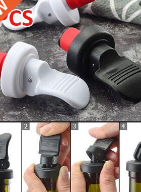 Newest 6Pcs/Set Beer Stopper Vacuum Sealed Plug Wine Bottle