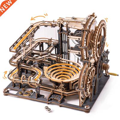Robotime ROKR Marble Night City 3D Wooden Puzzle Games Assem