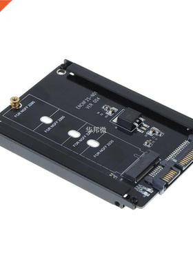 Add On Card Black Metal Case B+M Key M.2 NGFF SSD to 2.5 SAT