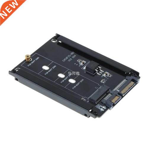 Add On Card Black Metal Case B+M Key M.2 NGFF SSD to 2.5 SAT