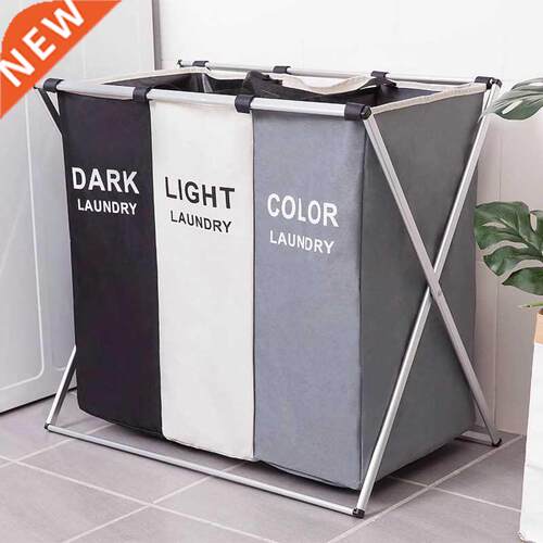 Dirty Clothes Storage Basket Three Grid Organizer Basket Co