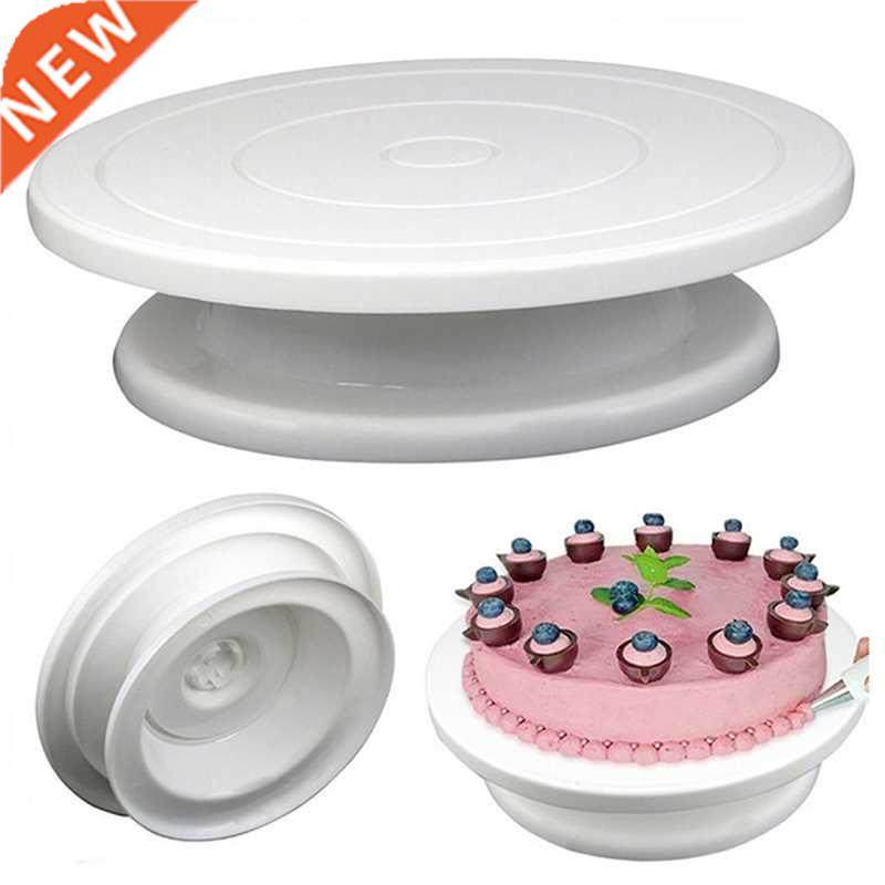 11 inch Plastic Cake Plate Turntable Rotating Anti-skid