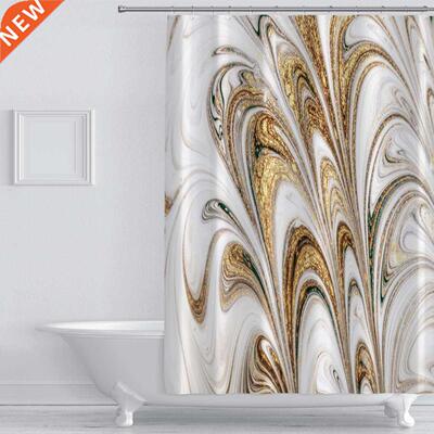 180x180cm Bathroom Set Shower Curtan Non slp Mats Bath Ca