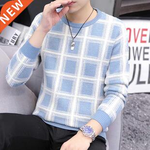 Men's Crewneck Sweater Autumn and Winter nd Bottoming Shirt