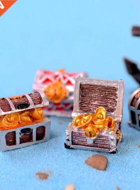 reasure Chest Box Antique Creative Fish Tank Aquarium Decora