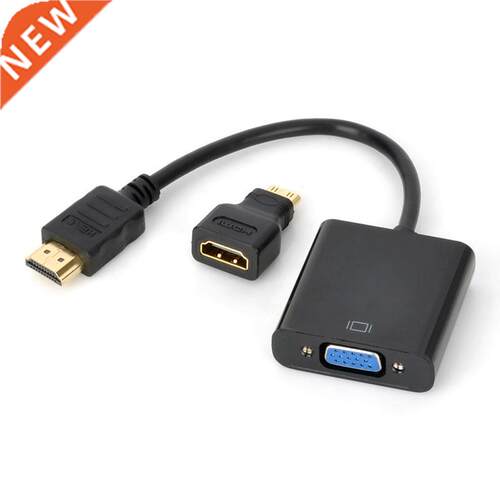 Adapter Cale HDMI Male to VGA Female Adapter Mini HDMI Male