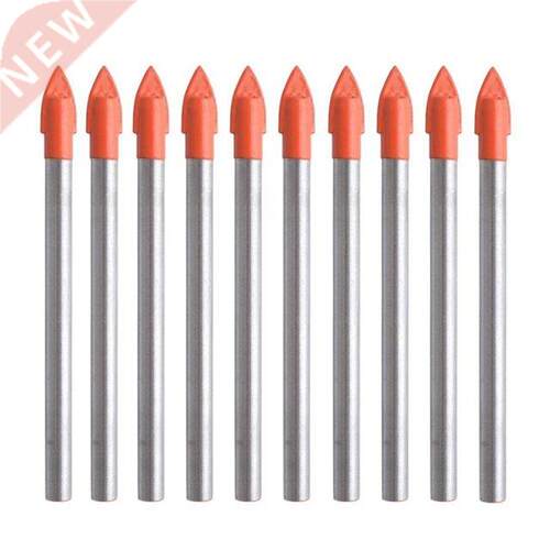 10 Pieces 6MM Glass and Tile Drill Bits Set Carbide Drilling