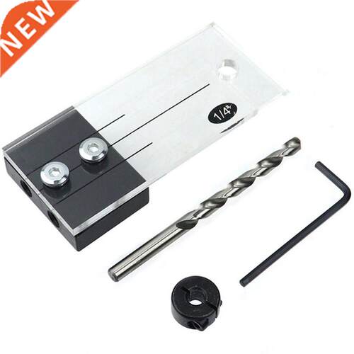 Dowel Jig Acrylic Hardened Steel Pocket Hole Jig 1/4 Inch Dr