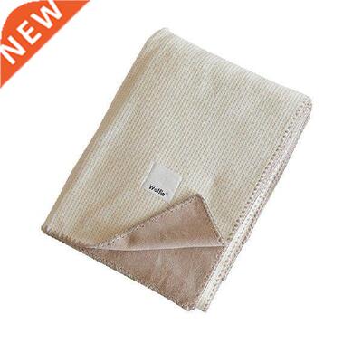 Waffle Milk Fleece Blanket Coral Fleece Blanket Nap Blanket
