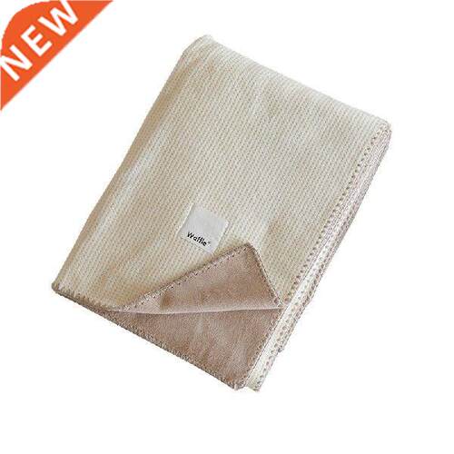 Waffle Milk Fleece Blanket Coral Fleece Blanket Nap Blanket