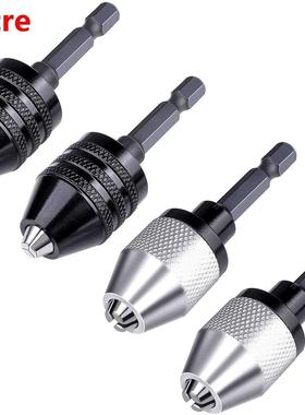 4Pcs 0.-6.5mm Keyless Drill Chuck Screwdriver Impact Driver