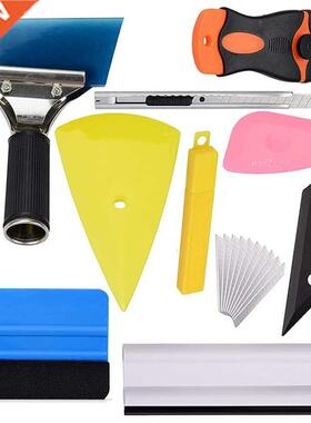 Car Window Tint Tool Kit,10Pcs Car Vinyl Wrap Tools Includin